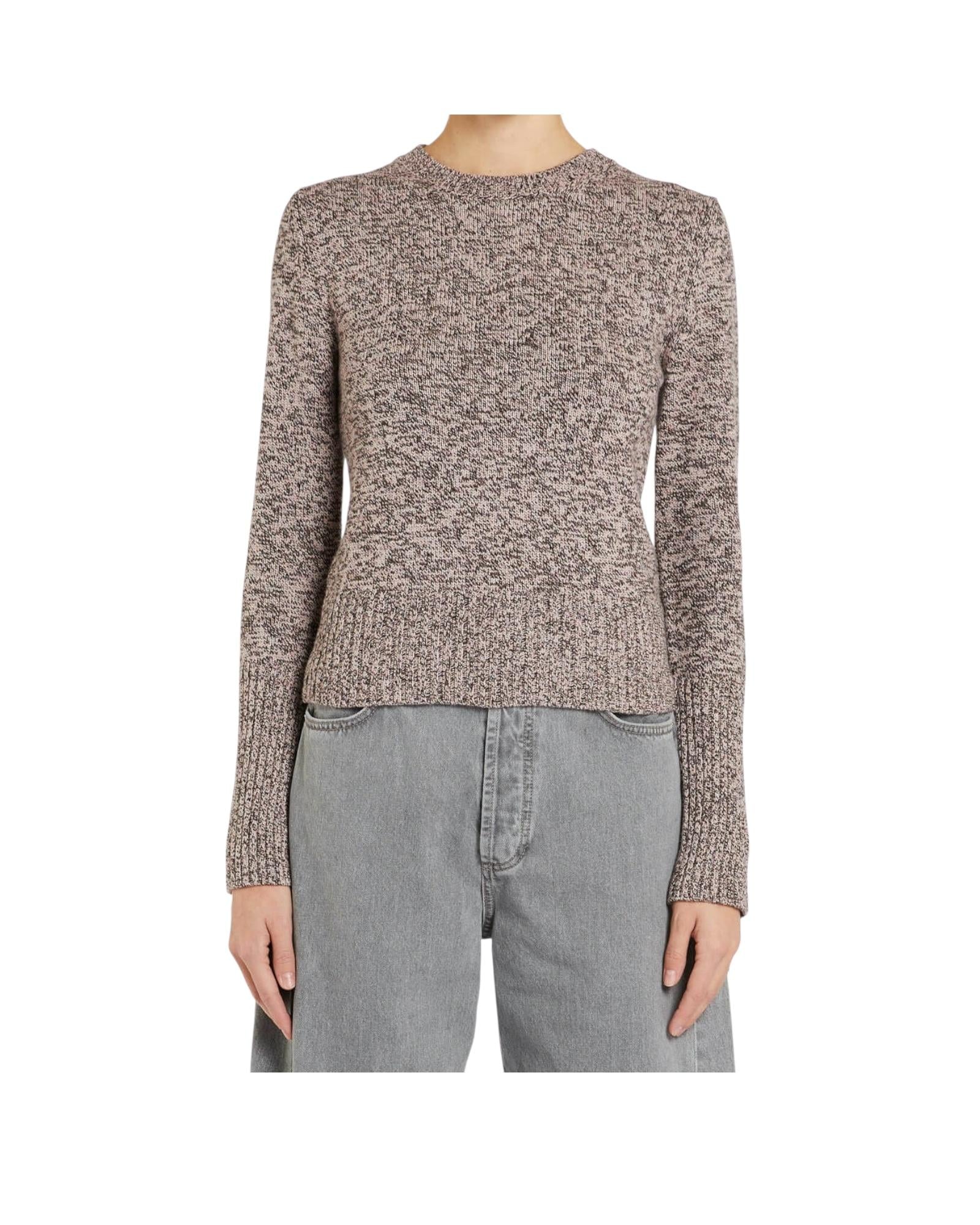 Maglia in misto cashmere e viscosa Rosa e marrone CAPANNA 006 MARELLA 