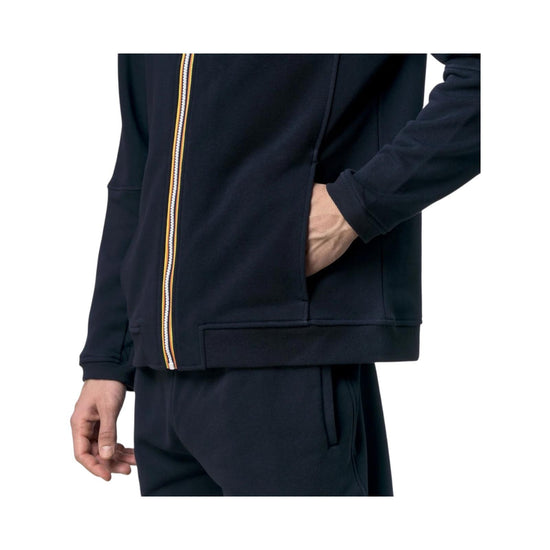 Felpa a collo alto Blue depth K1126IW K89 K-WAY 