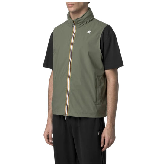 Gilet Valen in nylon Green lichen K3123TW V15 K-WAY 