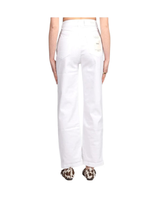Jeans a palazzo Bianco DD5139 NATURALE VICOLO 