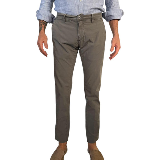 Pantalone Soho Popeline Mid grey 002 SOHO POPELINE MID GREY MODFITTERS 
