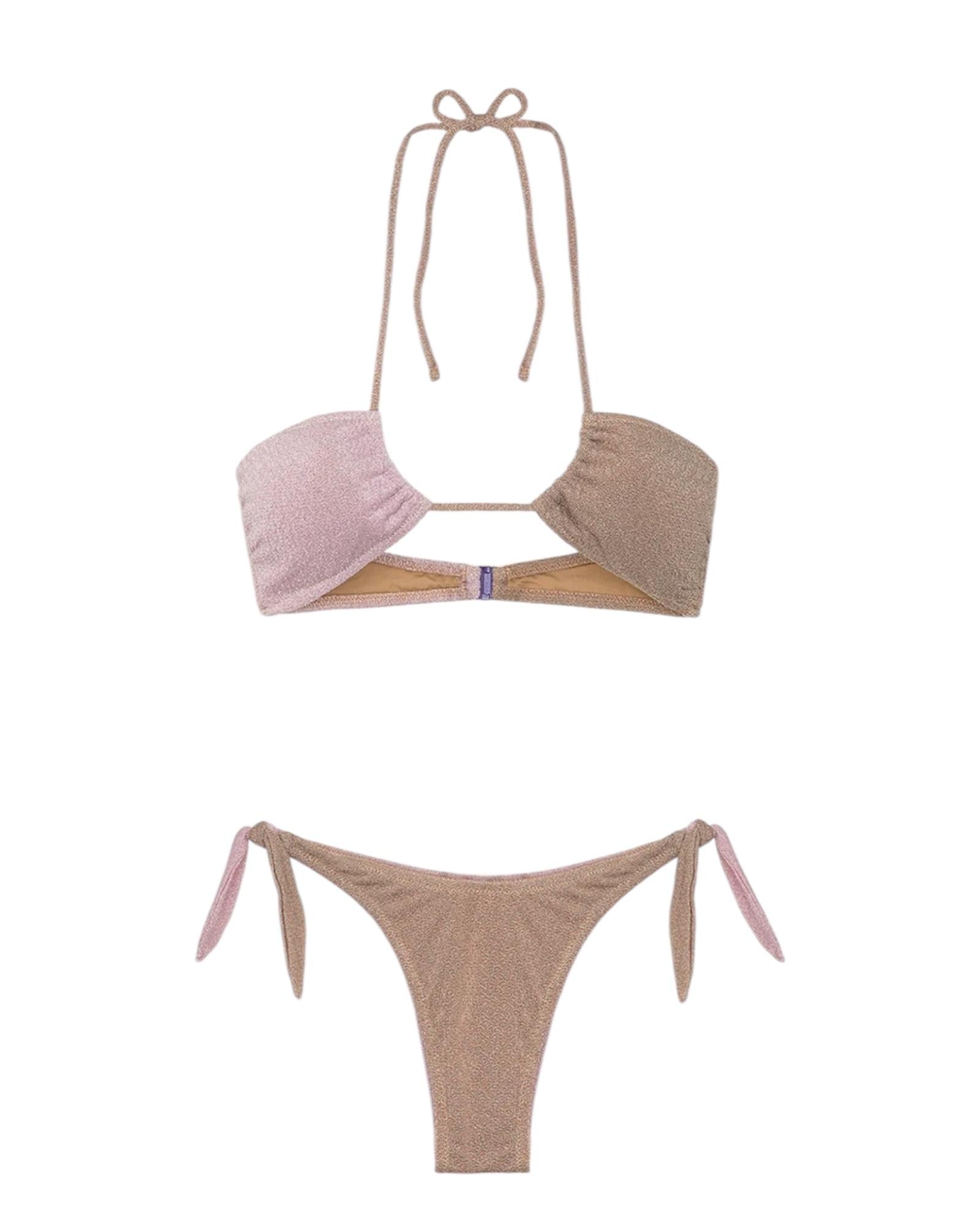 Bikini Donna F**K Fascia con Slip Americano Regolabile Gold 0931GD GOLD F**K 