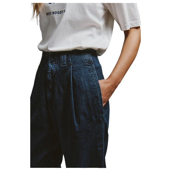 EVA X ROY ROGER'S - Pantalone Eva denim Mid stone RND90351CT311033 C0999 ROY ROGER'S 