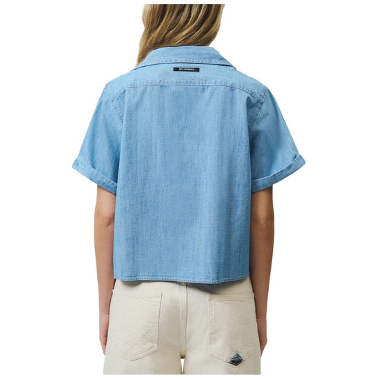 Camicia Republic in chambray Bleach RND90294CQ310102 C0090 ROY ROGER'S 