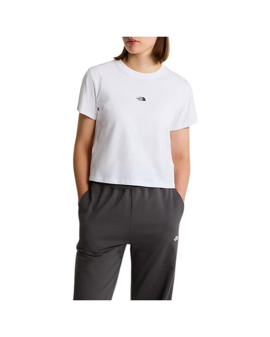 T-shirt Essential regular cutie White W ESS REGULAR SS CUTIE WHITE THE NORTH FACE 