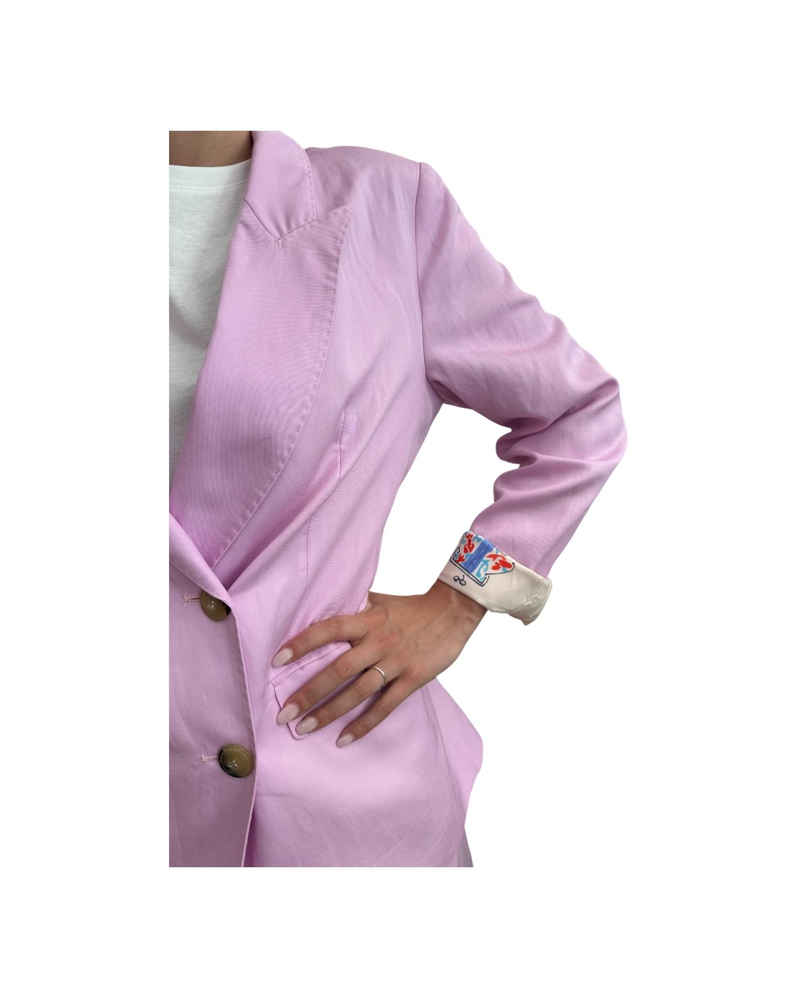 Blazer Doppio Petto Pink SI95 0004 SINCE'RE PARIS 