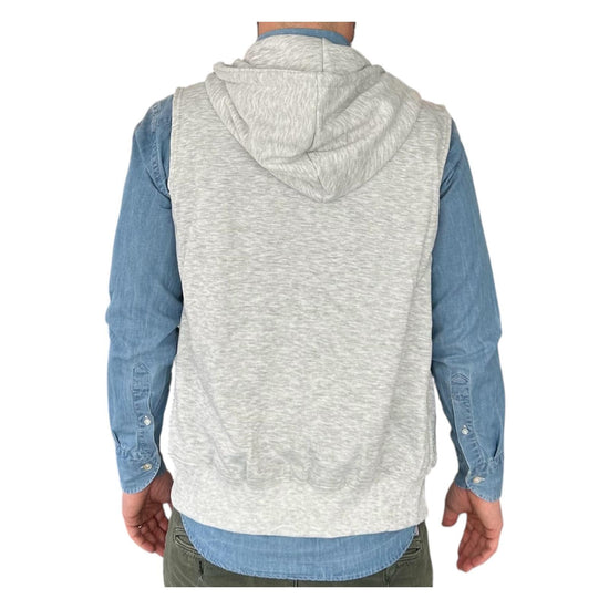 Gilet con cappuccio grigio 503 GRIGIO RE.VI.VAL 