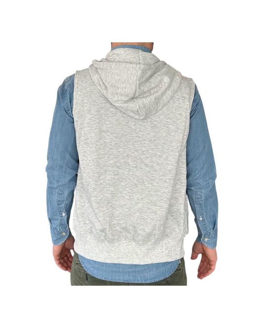 Gilet con cappuccio grigio 503 GRIGIO RE.VI.VAL 