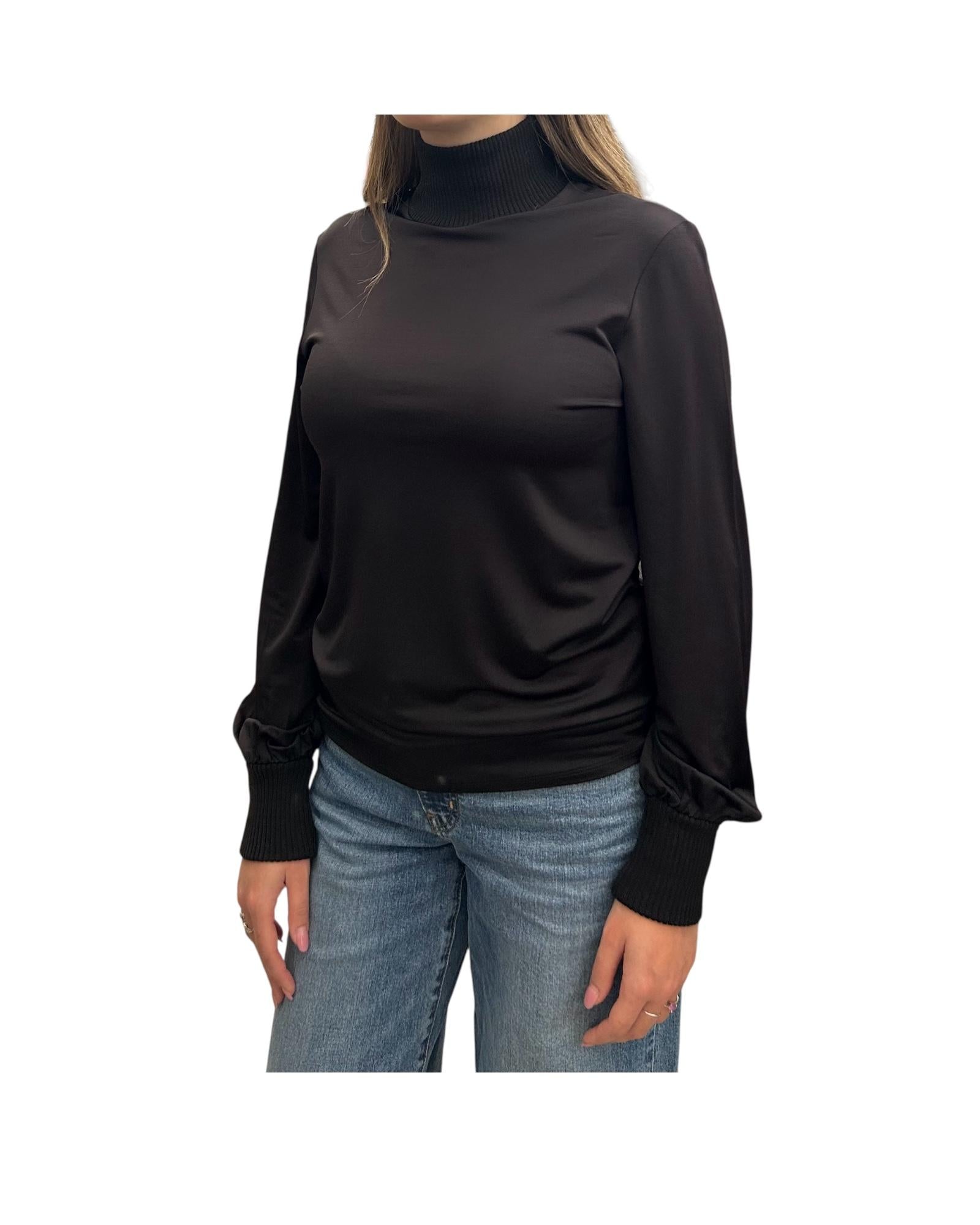Blusa in viscosa Nero QUASAR 004 MARELLA