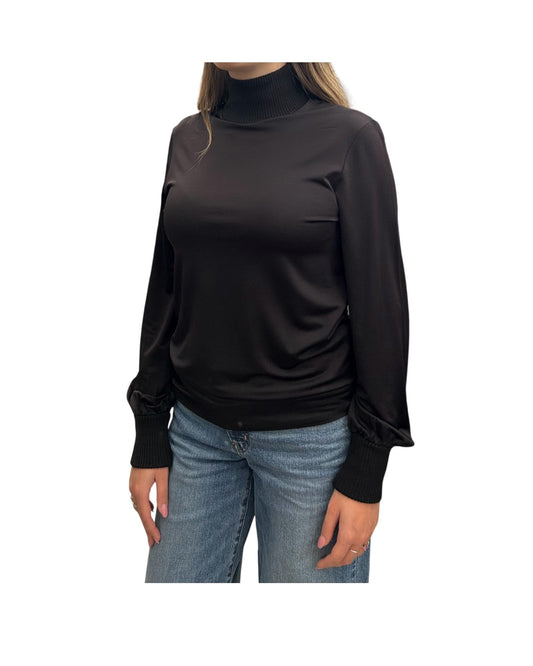 Blusa in viscosa Nero QUASAR 004 MARELLA 