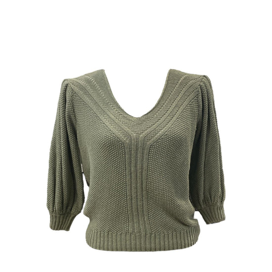 Maglia scollo a V Salvia MEV N016 161 HAVEONE 