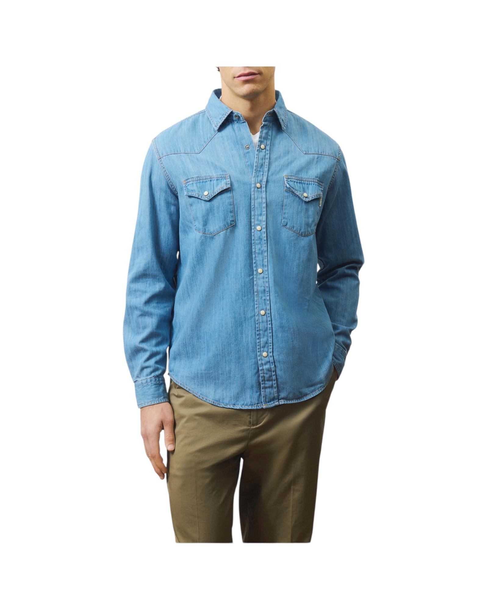 Camicia Martin Sky stone RRU400CG343162 C0999 ROY ROGER'S