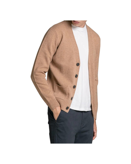 Cardigan Chad in lana Almond CHAD WN8244 IMPURE 