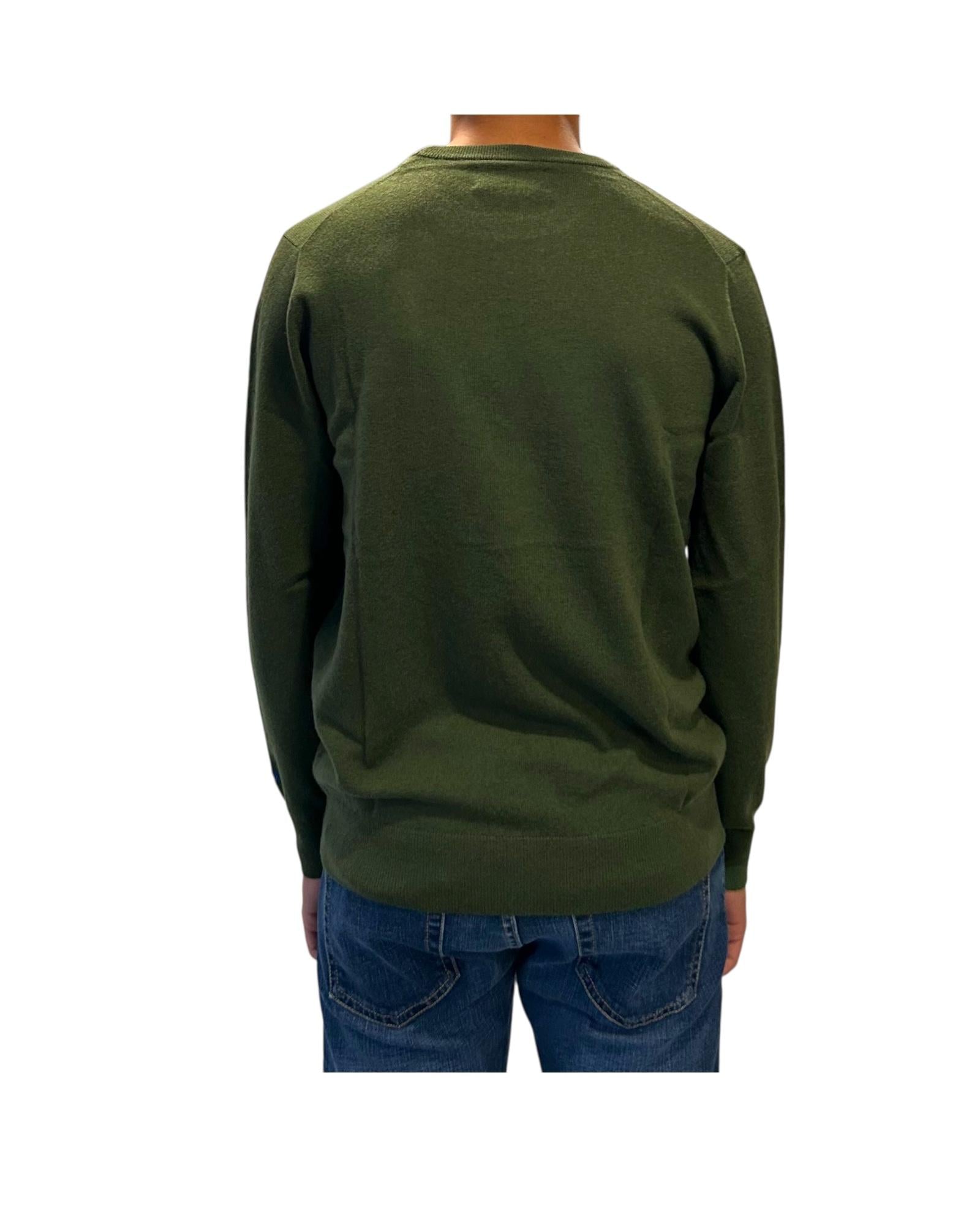 Maglione a girocollo con ricamo Ce la farò... anche sta vodka HER0024 03495I MC2 SAINT BARTH