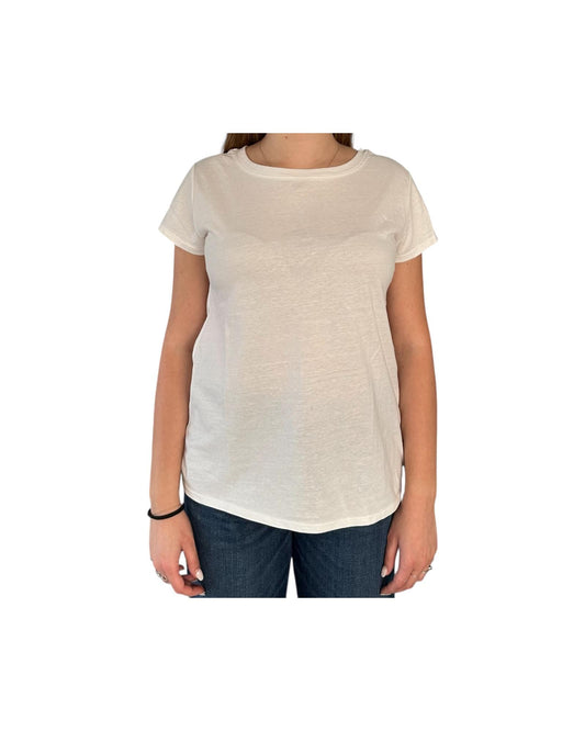 T-Shirt donna in cotone bianco TS0004033 BIANCO RE.VI.VAL 