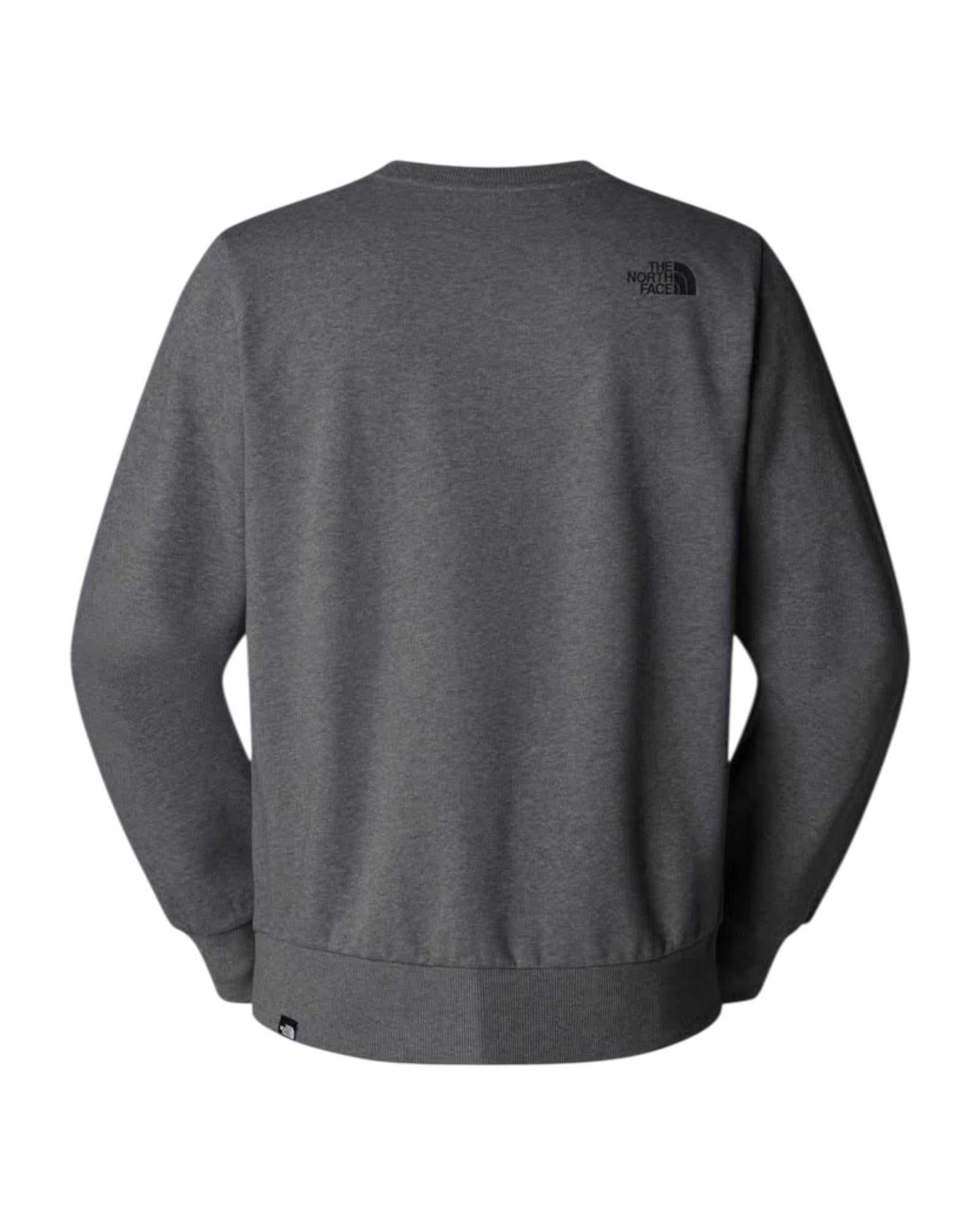 Felpa Simple Dome Medium grey Uomo NF0A89FB MEDIUM GREY HEATHER THE NORTH FACE 