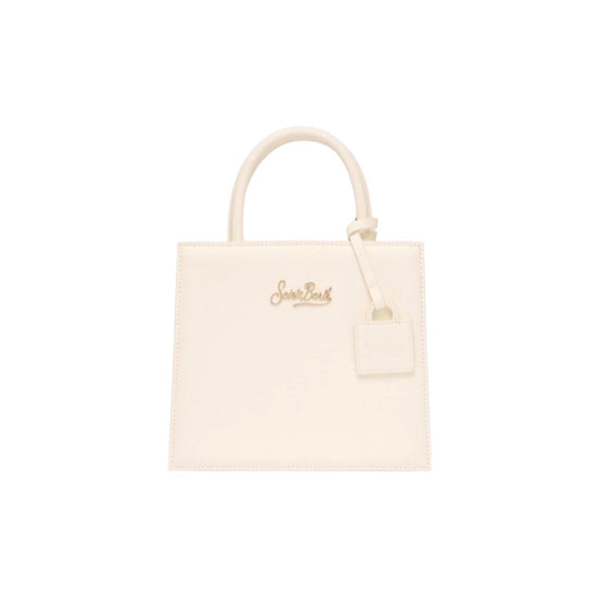 Borsa Shop Mini in pelle liscia Bianco SHBM0002 01506L MC2 SAINT BARTH 