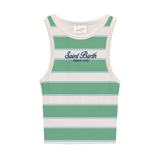Canotta in cotone a coste AAD001 02677L MC2 SAINT BARTH 