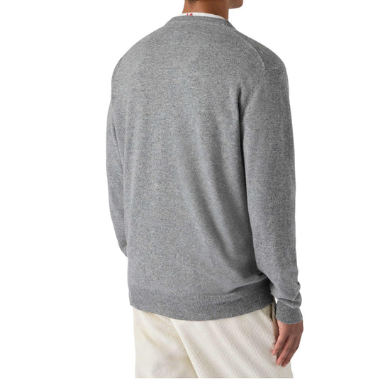 Maglione girocollo con ricamo Mi me faccio i cassi miei! HER0024 03394I MC2 SAINT BARTH 