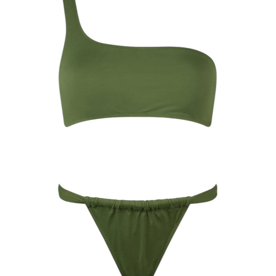 Slip donna Noelle verde militare NOE0001 00019H MC2 SAINT BARTH 