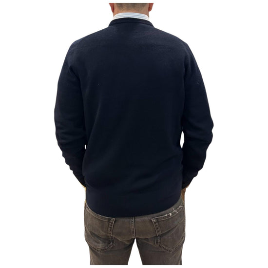 Maglione in cashmere Blu navy 87100 135 CAVALIERI MILANO 