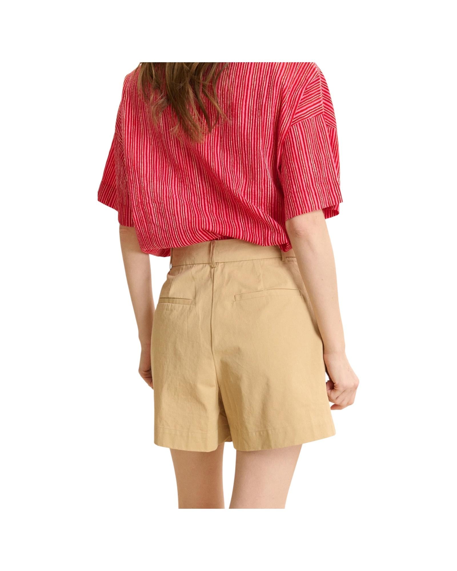 Short Come con pinces Beige 2131 COME BEIGE GARANCE PARIS