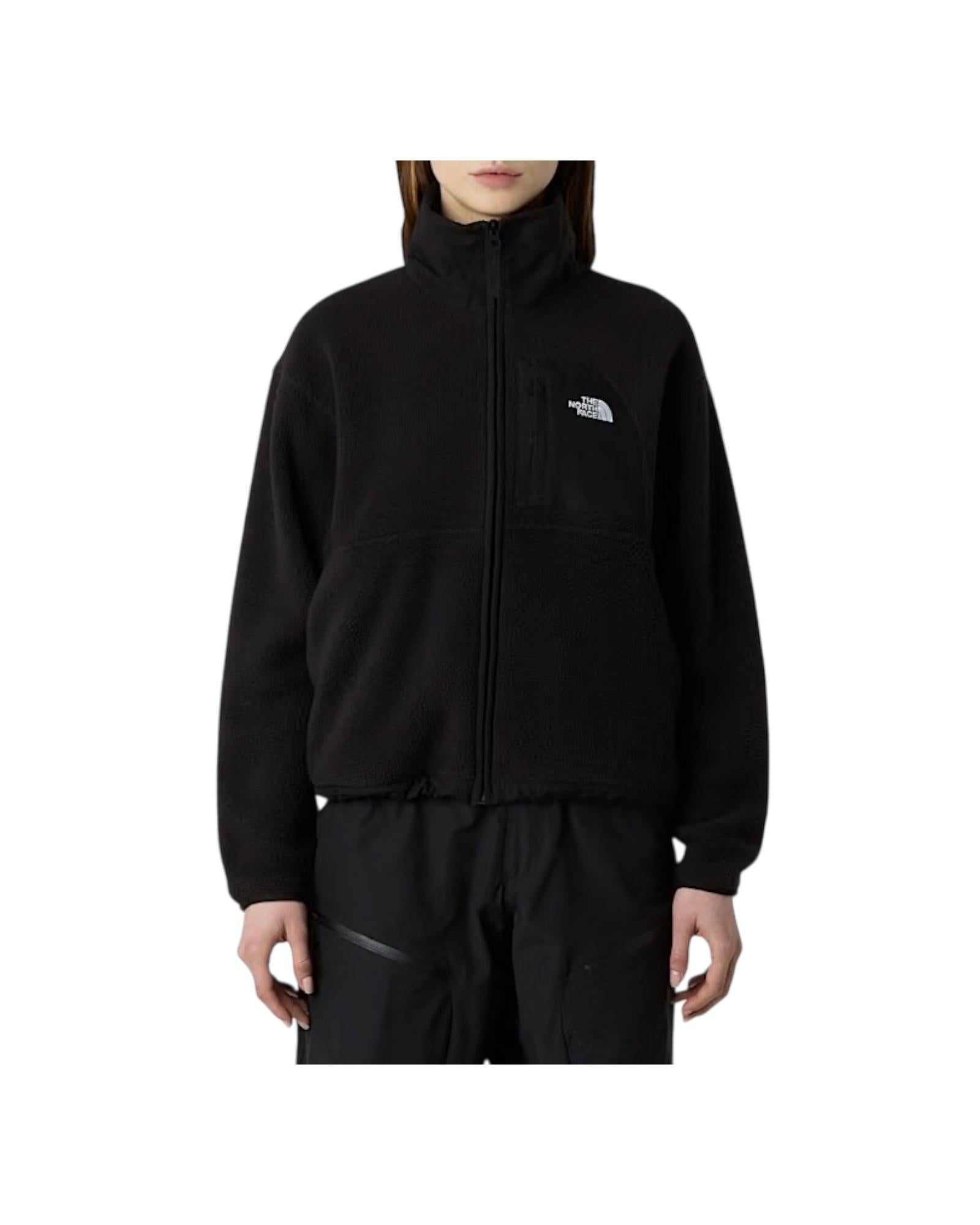 Giacca in pile Yumiori Off-Peak con cerniera integrale da donna Black NF0A8EUZ BLACK THE NORTH FACE