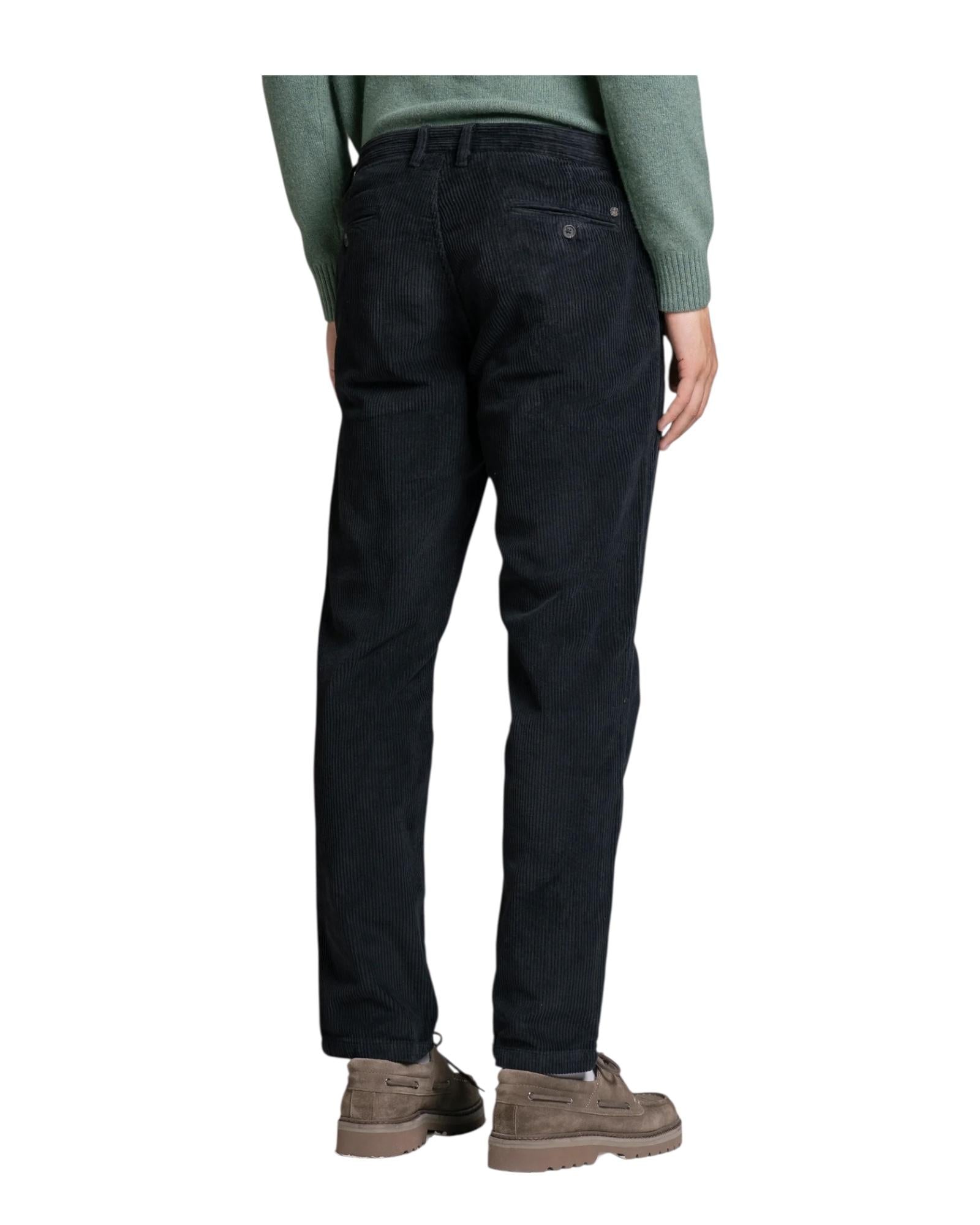 Pantalone in velluto Navy MIHARA V05C01 IMPURE 