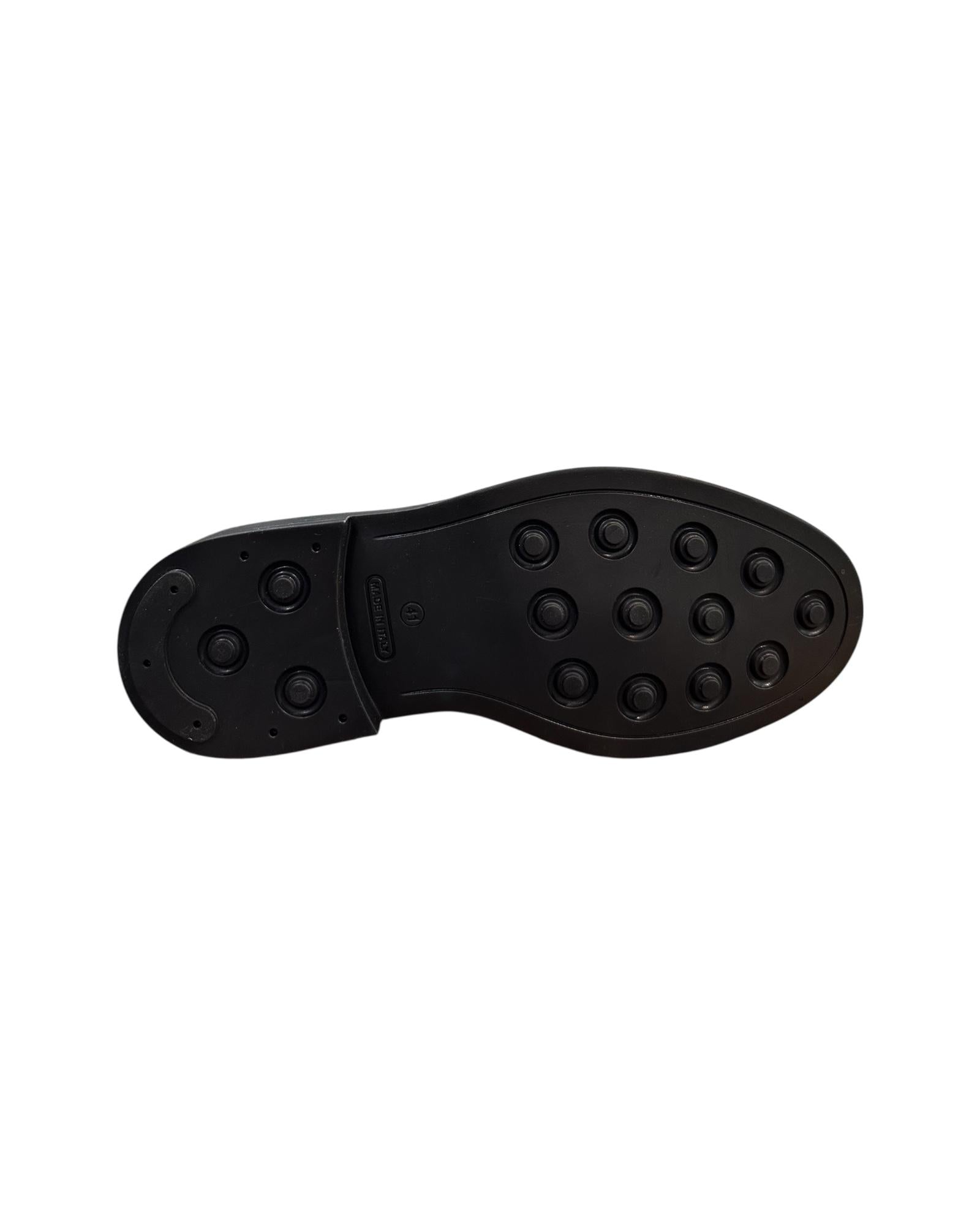 Stivaletto uomo in camoscio Blu 30200 BLU Antico calzaturificio artigiano 