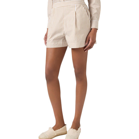 Short a righe Beige AMN0001 00724L MC2 SAINT BARTH 