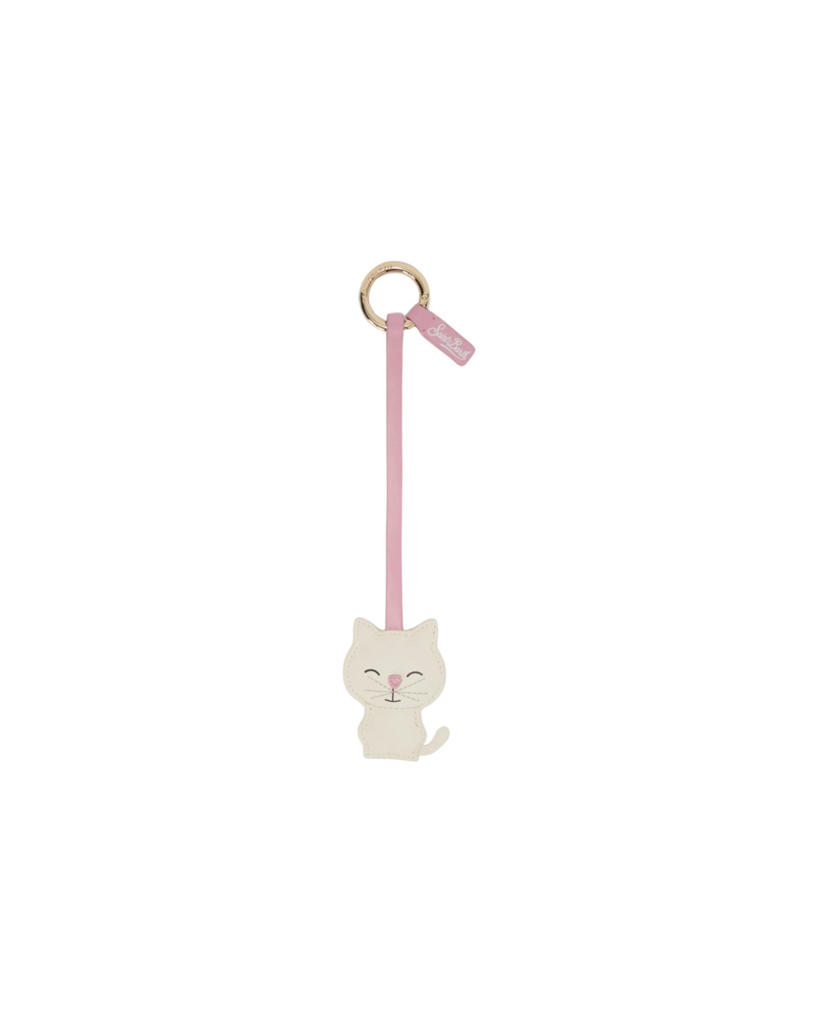 Bag Charm Gatto in pelle Bianca BCHARM01 01511L MC2 SAINT BARTH 