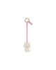 Bag Charm Gatto in pelle Bianca