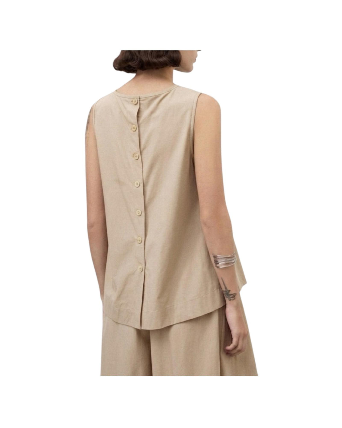 Top in popeline Corda PCH DT9251 CORDA OTTOD'AME 