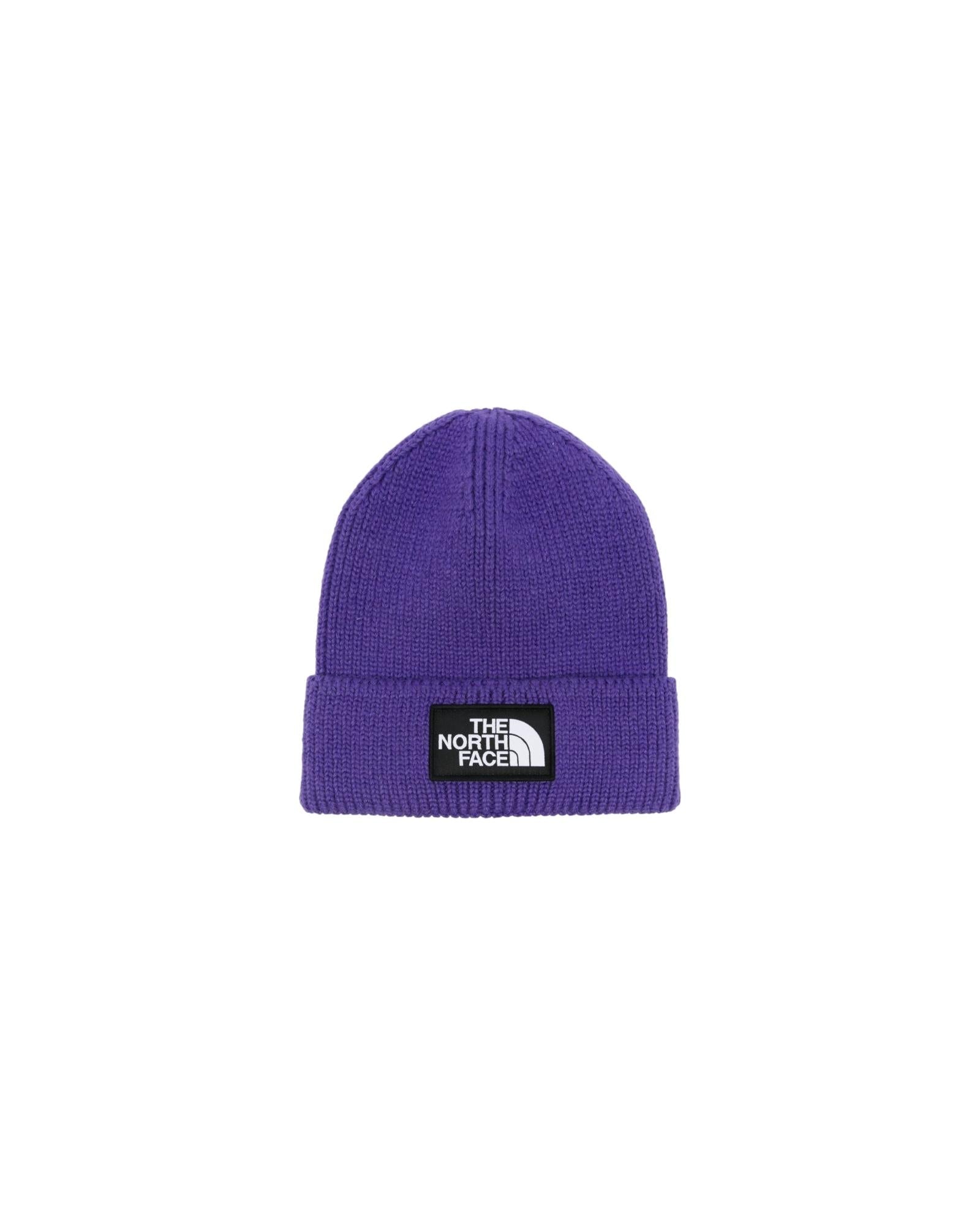 Berretto con risvolto e logo TNF Purple NF0A8CHE PEAK P THE NORTH FACE 