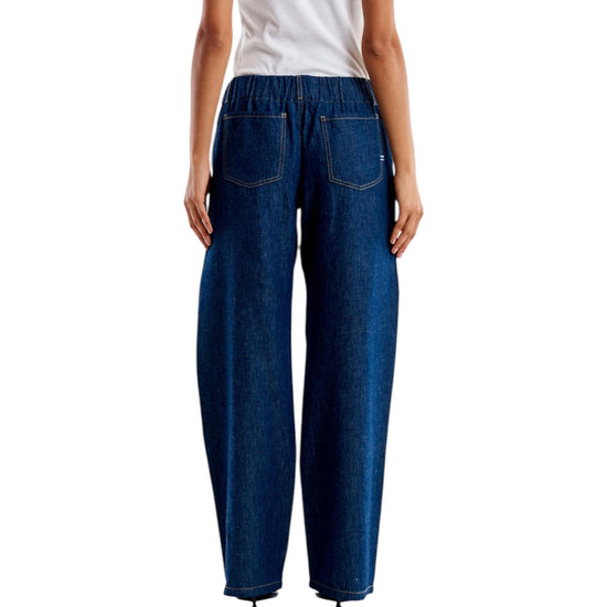 Pantalone Hope chambray con coulisse DD5069 DENIM BLU VICOLO 