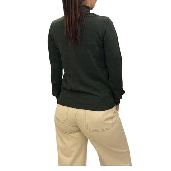 Dolcevita in lana merino Verde MAGLIE COLLO ALTO VERDE AlEXANDRE STONE 