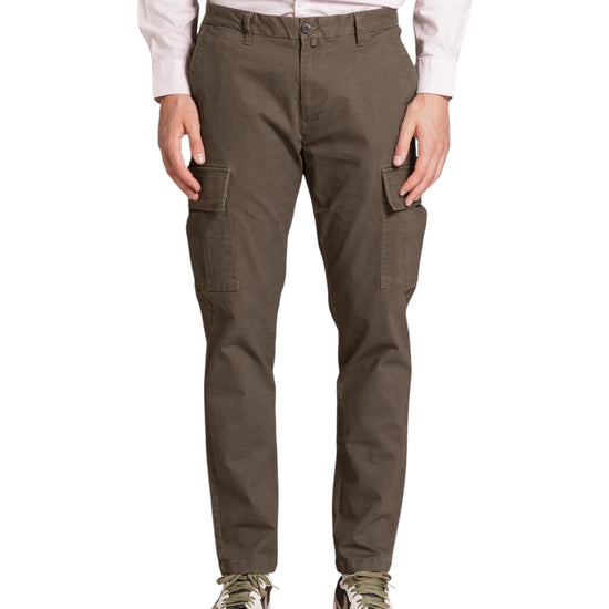 Pantalone Cargo in twill Military green NORMAN TWSC03 IMPURE 