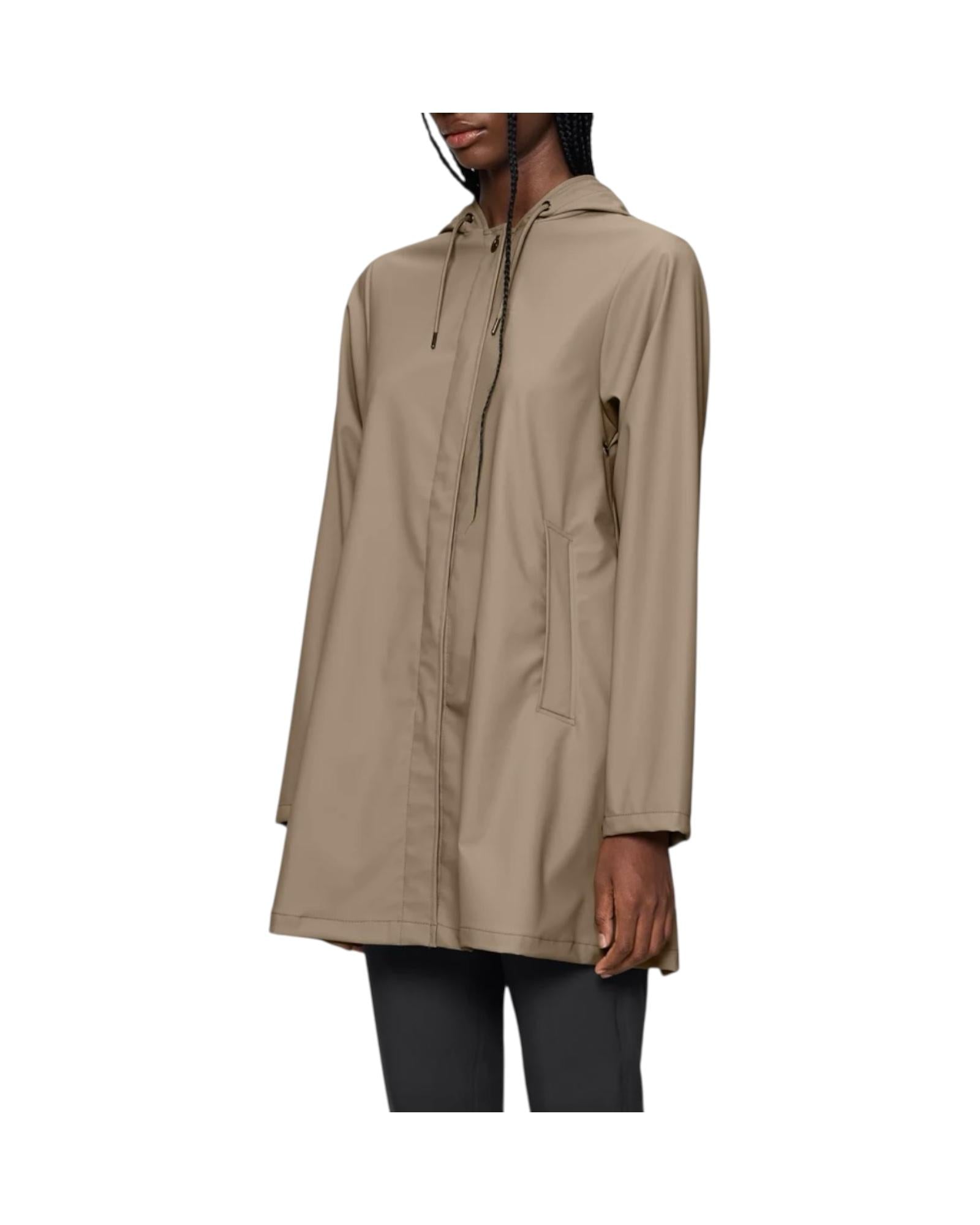 Giacca A-Line Beige RA18050 BEI RAINS 