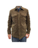 Overshirt in velluto Espresso brown