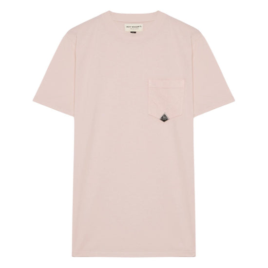 T-shirt pocket in jersey di cotone, petal rose. RRU90048CA160111 C0356 ROY ROGER'S 