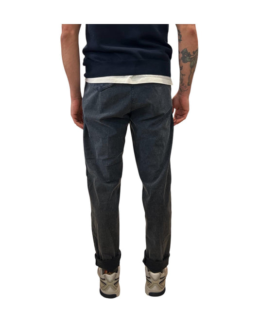 Pantalaccio misto lino Blu lavato 26SU66 11DT 037 WHITESAND 