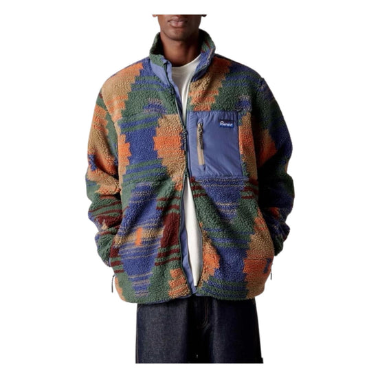 Giacca in pile Rum raisin PFD0661 LEAD GRAY PEnfield 