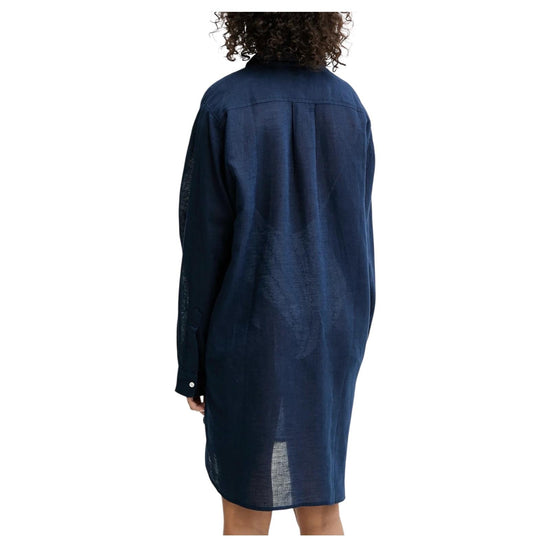 Camicione in cotone e lino Navy 21564377 NAVY RALPH LAUREN 