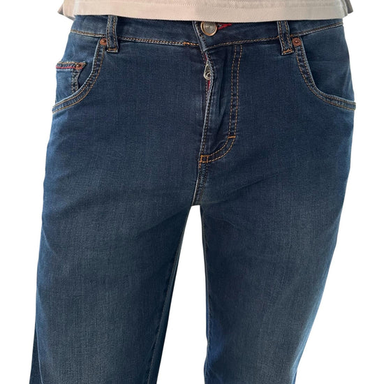 Jeans Rocco Denim scuro ROCCO D113 A742 752 CAMOUFLAGE 