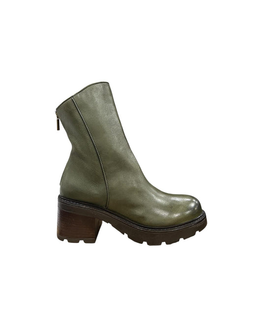 Stivaletto in pelle Oliva 2272 ALASKA OLIVA NICHE 