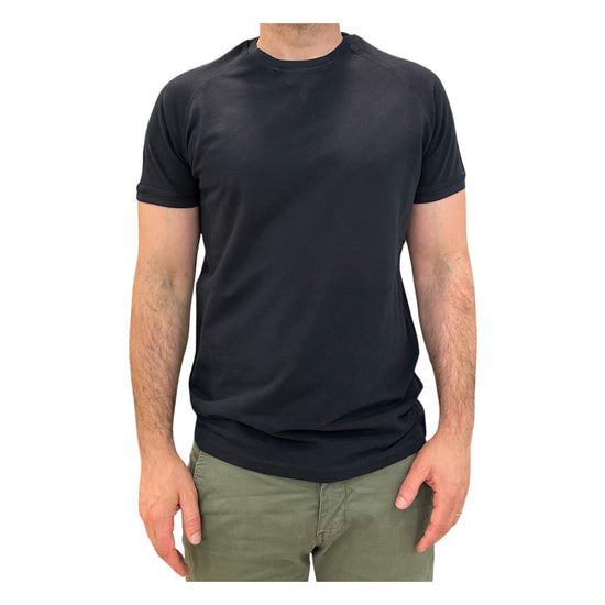 T-shirt Uomo Salem Raglan Piquet Navy 1006 03 NAVY BL'KER 