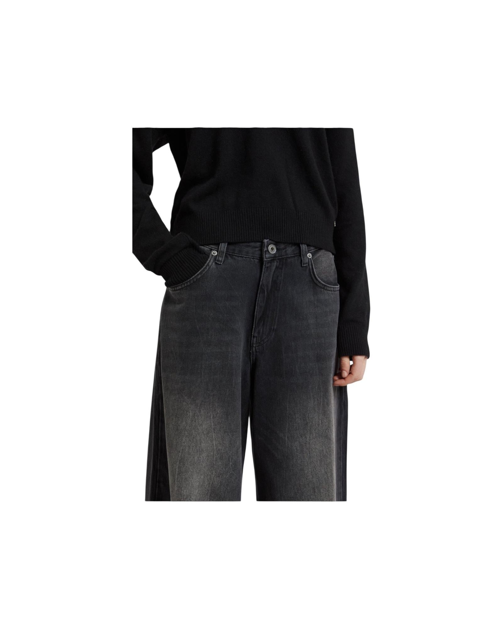Jeans super wide Nero JEA DP9869 UNICA OTTOD'AME 