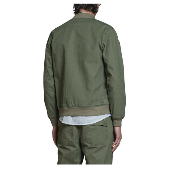 Bomber in cotone fiammato Military green SUSSEX SLBC03 IMPURE 