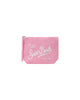 Pochette Aline in lino Pink