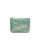Pochette Aline in spugna verde acqua
